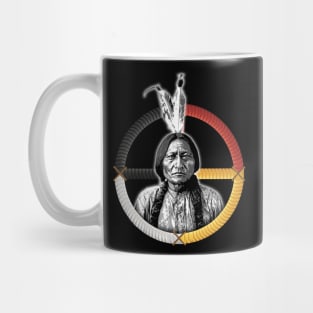 MEDICINE WHEEL 2 Chief Tȟatȟáŋka Íyotanke (Sitting Bull) Mug